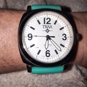 Women's Trax Watch with turquoise band